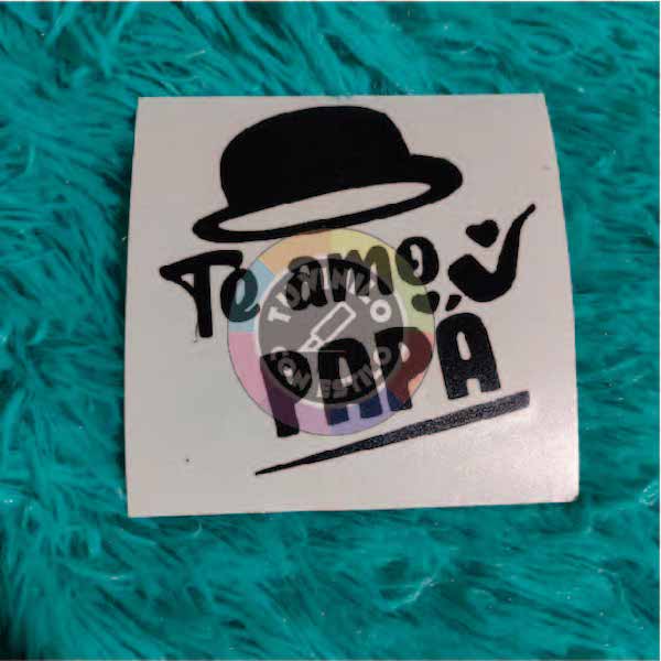 Adhesivo con mensaje para el Día del Padre